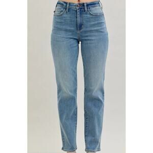 Judy Blue High Waist Straight Denim Jeans 15/32